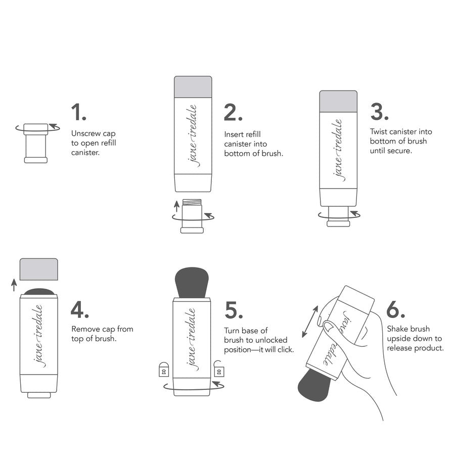 Jane Iredale Powder-Me SPF® 30 Dry Sunscreen - SkinElite - instructions