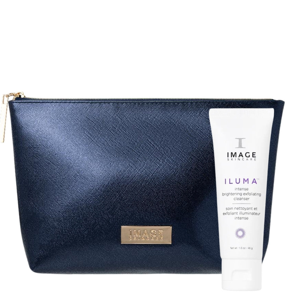 $30 Gift with Purchase: IMAGE ILUMA intense brightening exfoliating cleanser 1.6 oz + Cosmetic Bag