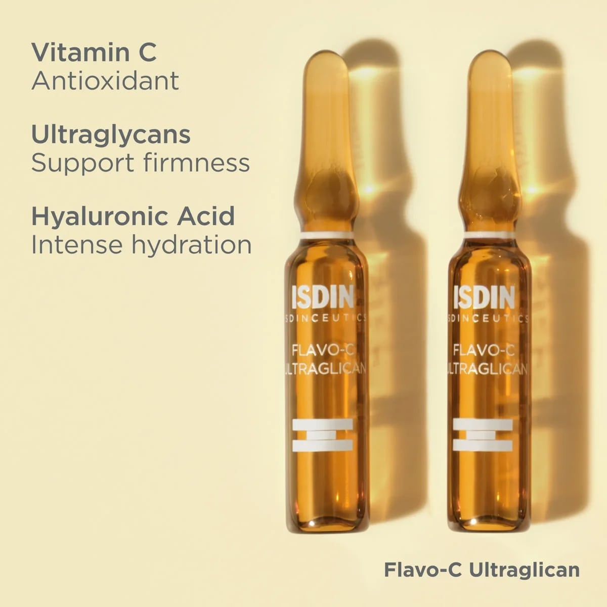ISDIN Isdinceutics Rejuenate Flavo-c Ultraglican Serum - SkinElite - ingredients