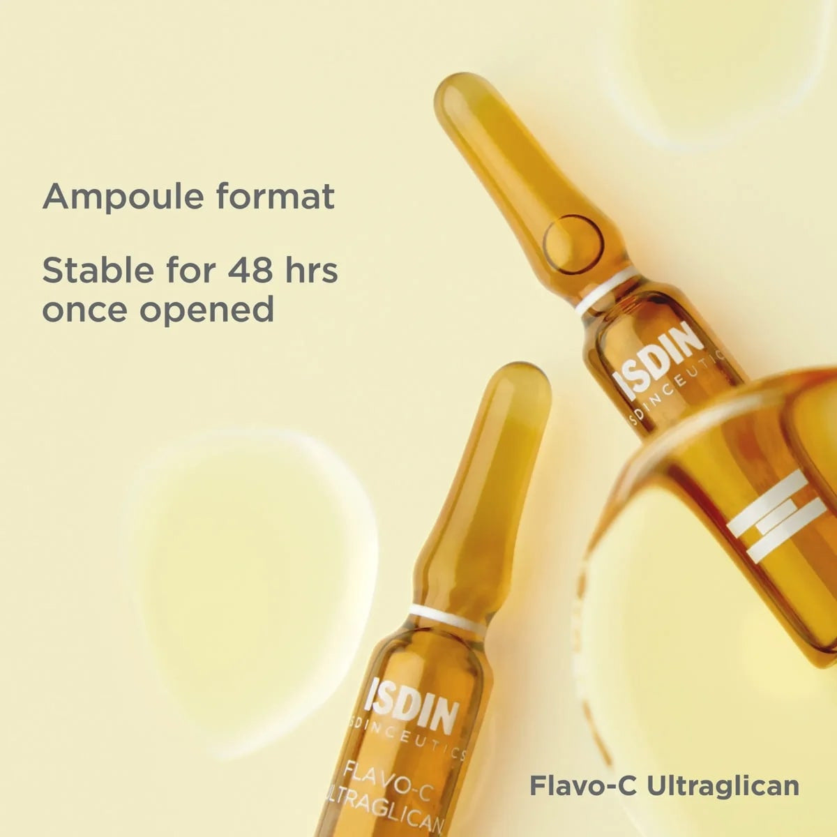 ISDIN Isdinceutics Rejuenate Flavo-c Ultraglican Serum - SkinElite - ampoule format