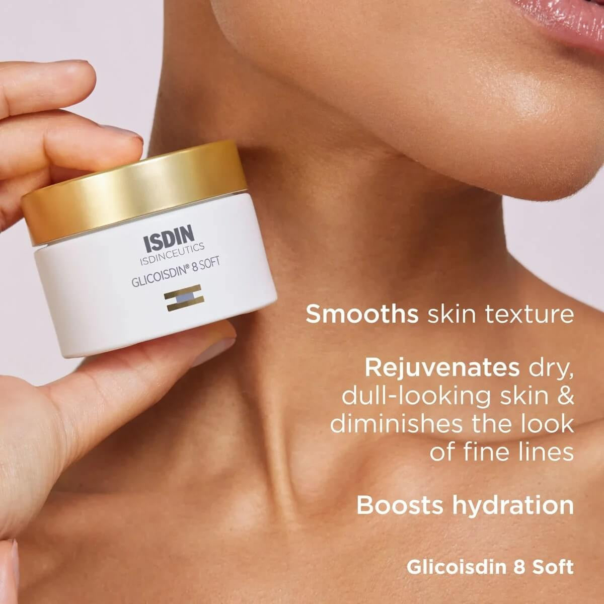 ISDIN Isdinceutics Glicoisdin® 8 Soft Cream 1.76 oz - SkinElite - benefits