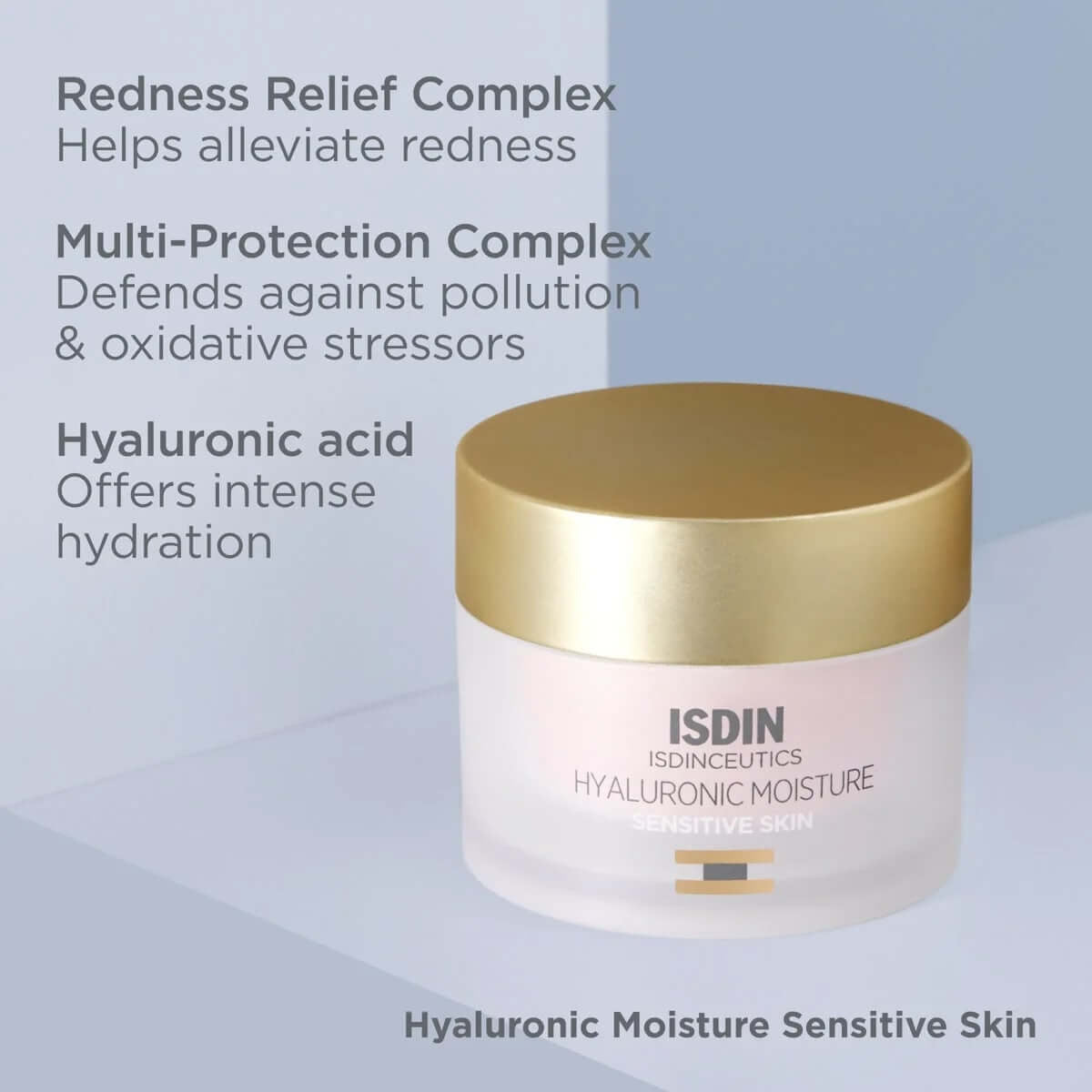 ISDIN Isdinceutics Hyaluronic Moisture for Sensitive Skin 1.76 oz - SkinElite - ingredients