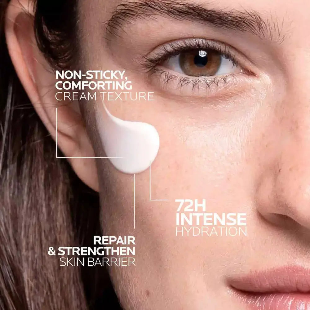 La Roche-Posay Hyalu B5 Suractivated Cream with Hyaluronic Acid 1.69 oz texture and benefits