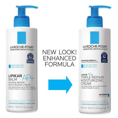 La Roche-Posay Lipikar AP+M Triple Repair Body Moisturizer For Dry Skin 13.52 fl oz formerly