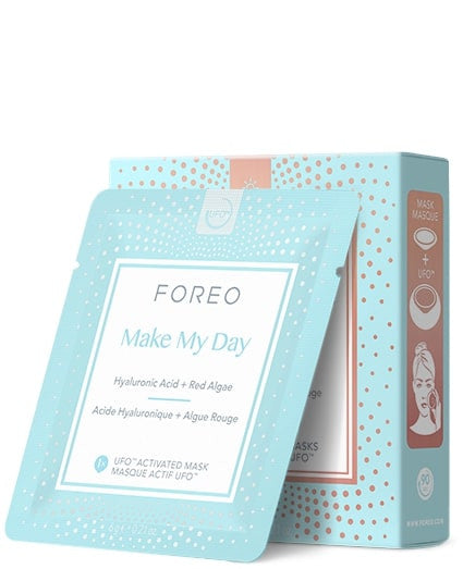 FOREO Make My Day UFO mask (7 masks) - SkinElite - box and packet