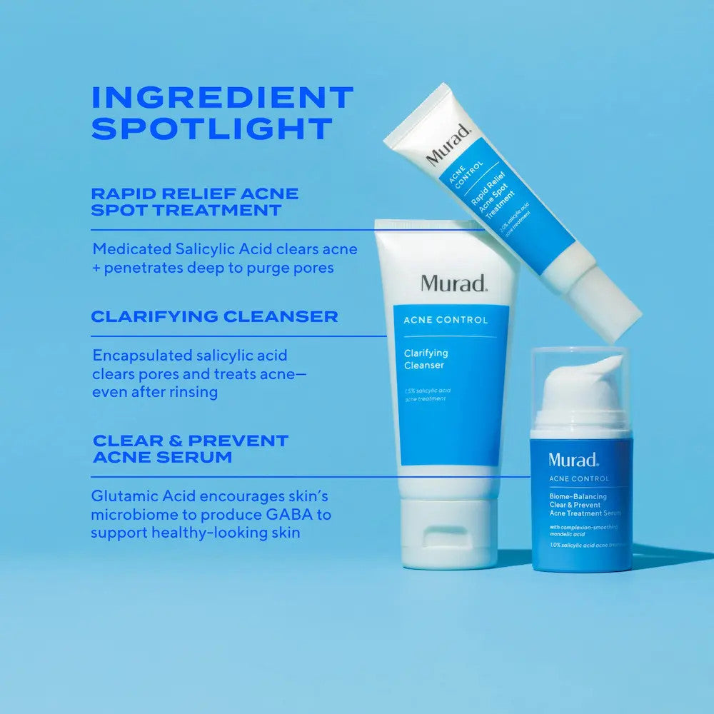 Murad Clear Skin Acne Discovery kit ingredients