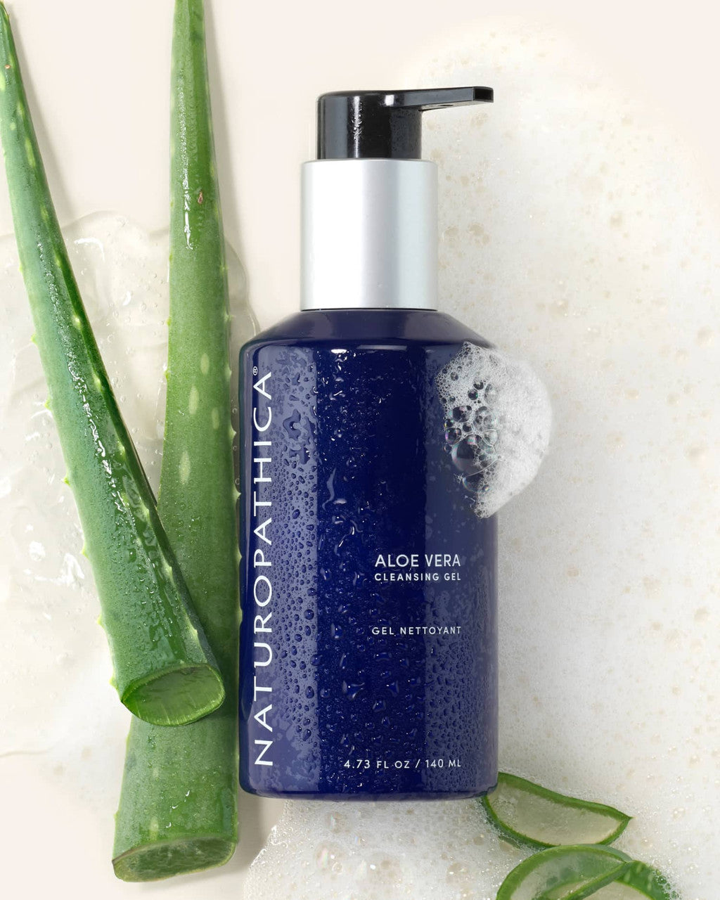 Naturopathica Aloe Vera Cleansing Gel 4.73 fl oz - SkinElite - texture and aloe