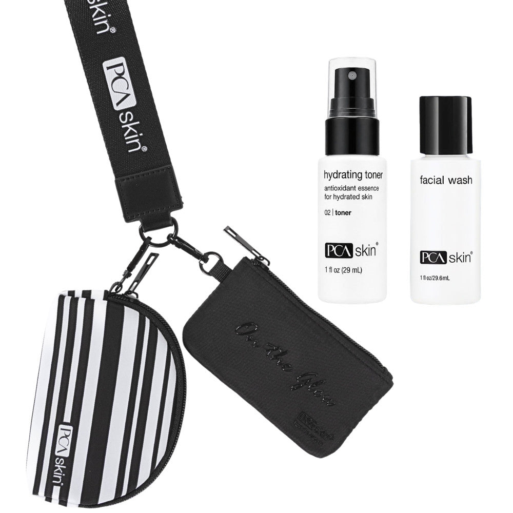 $30 Gift with Purchase: PCA Skin Cleanse & Tone Duo (travel size) + Wristlet