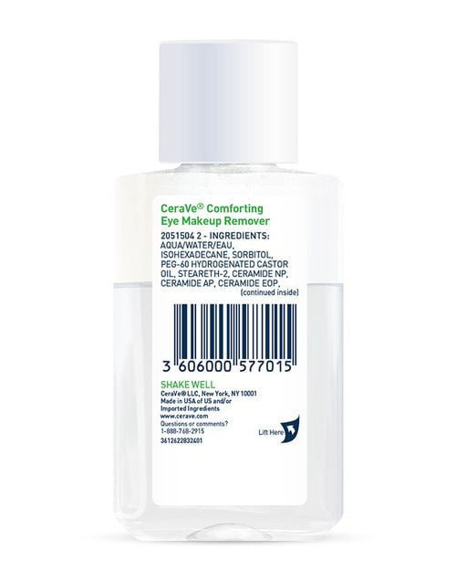 CeraVe Comforting Eye Makeup Remover 4 fl oz - SkinElite - back