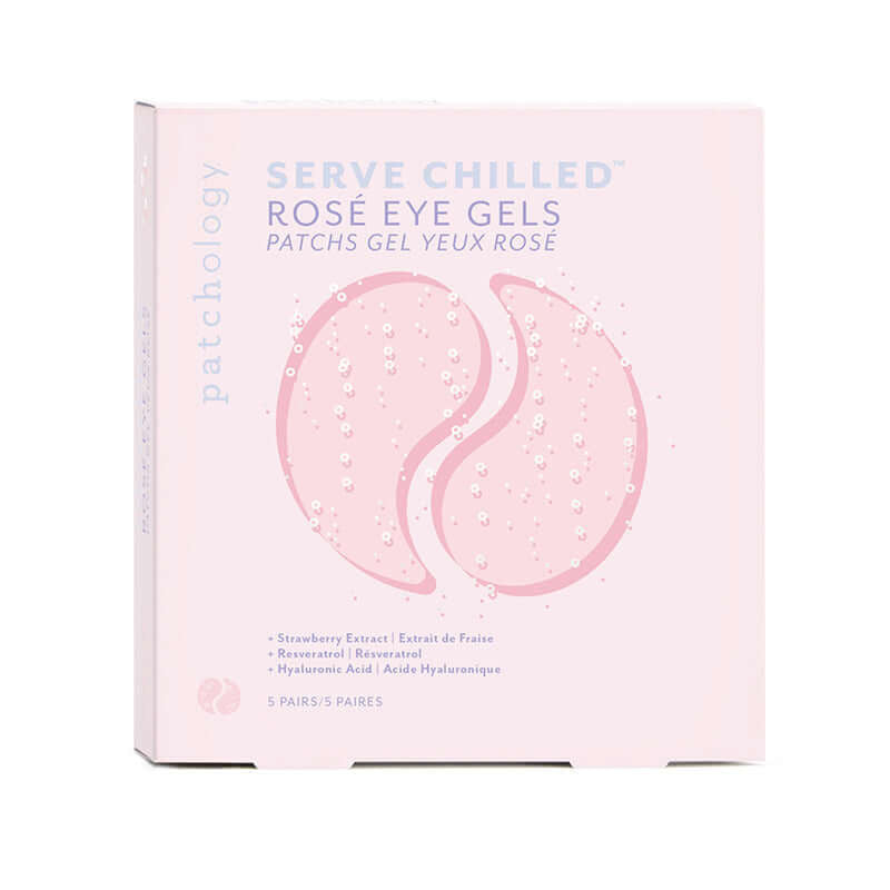 Patchology Serve Chilled™ Rosé Eye Gels - SkinElite - 5 pair