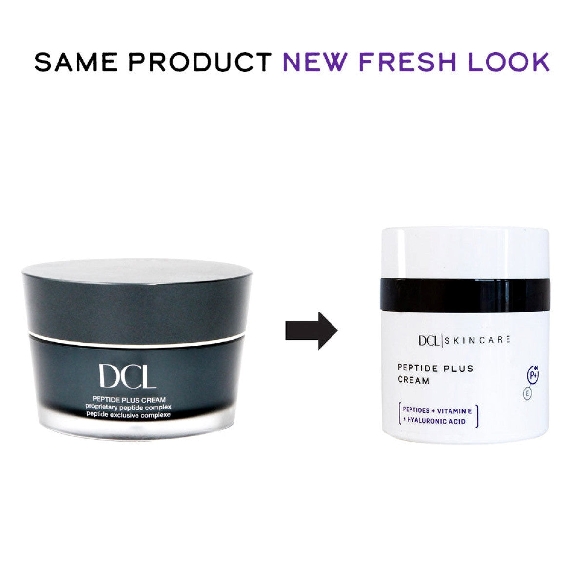 DCL Peptide Plus Cream 1.7 oz - SkinElite - old and new