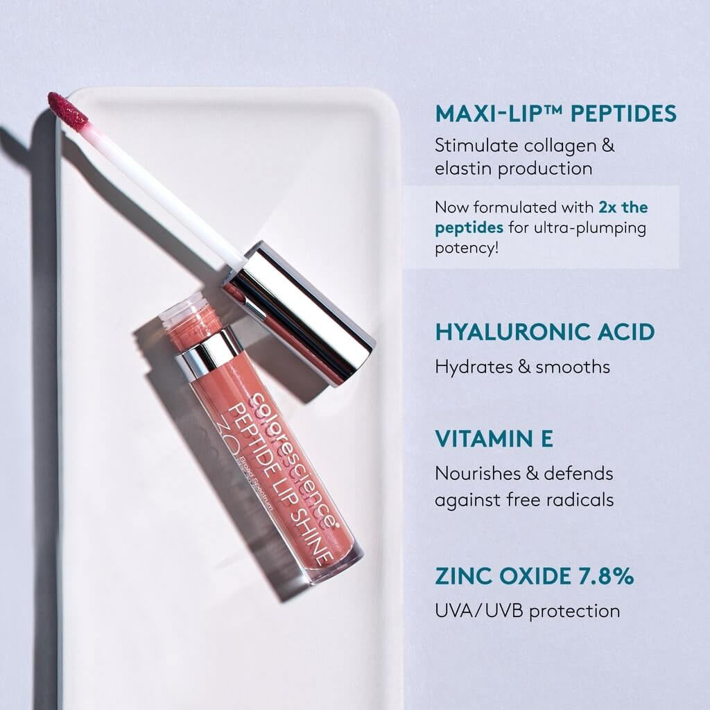 Colorescience Peptide Lip Shine SPF 30 - 0.13 fl oz - SkinElite - New ingredients