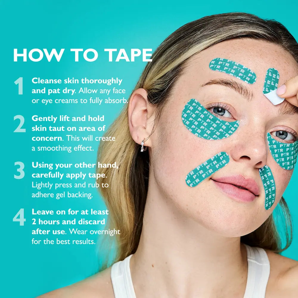 Peter Thomas Roth Peptide Skinjection Peptide Infused Face + Eye Tape how to