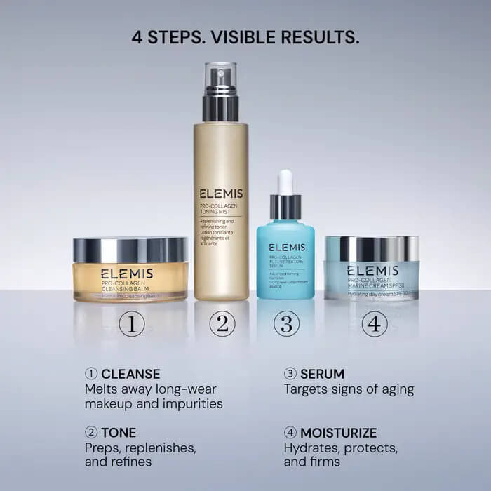 Elemis Pro-Collagen Toning Mist - Skin Elite - routine