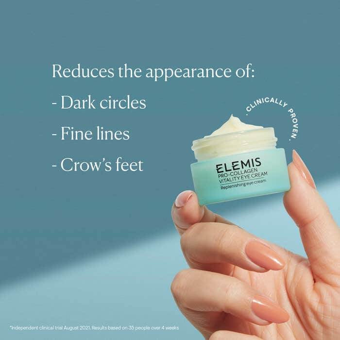 Elemis Pro-Collagen Vitality Eye Cream 0.5 fl oz - SkinElite - benefits