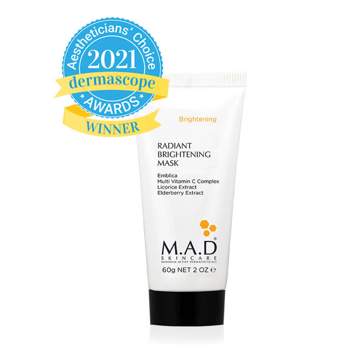 M.A.D Skincare Radiant Brightening Mask 2 oz - Skin Elite