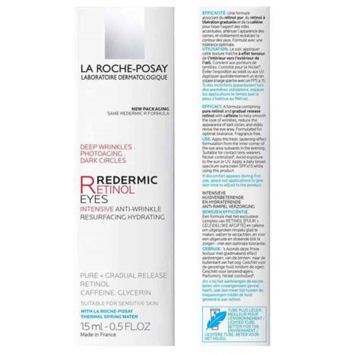 La Roche-Posay Redermic R Retinol Eye Cream 0.5 fl oz - SkinElite - box