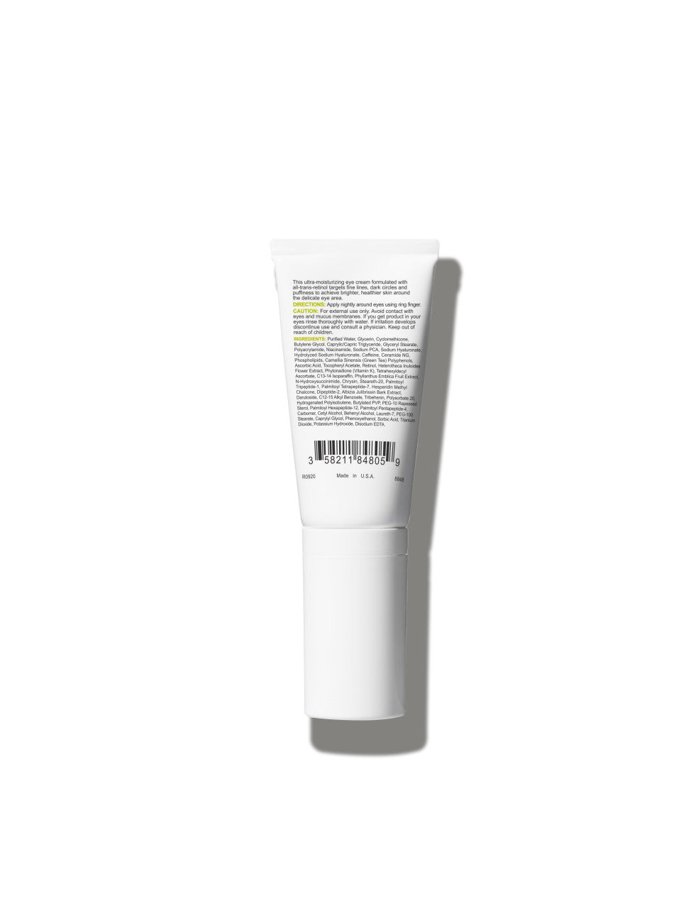 Replenix Brightening Eye Cream 0.5 oz Back
