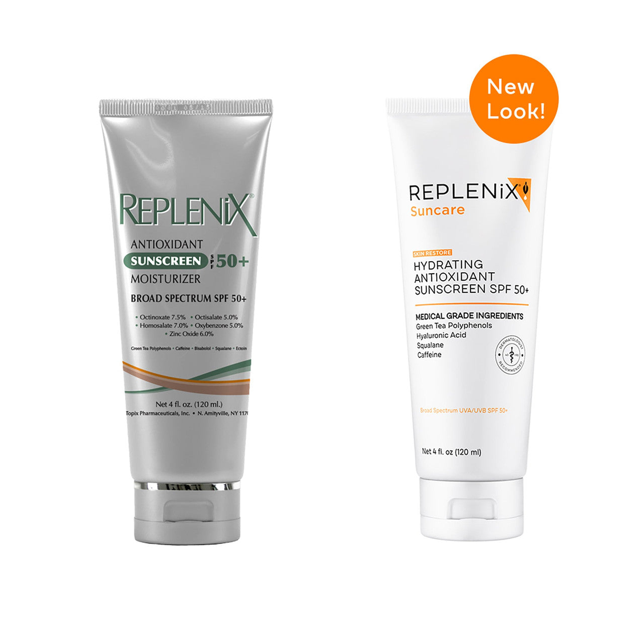 Replenix Hydrating Antioxidant Sunscreen SPF 50+ 4 oz new look