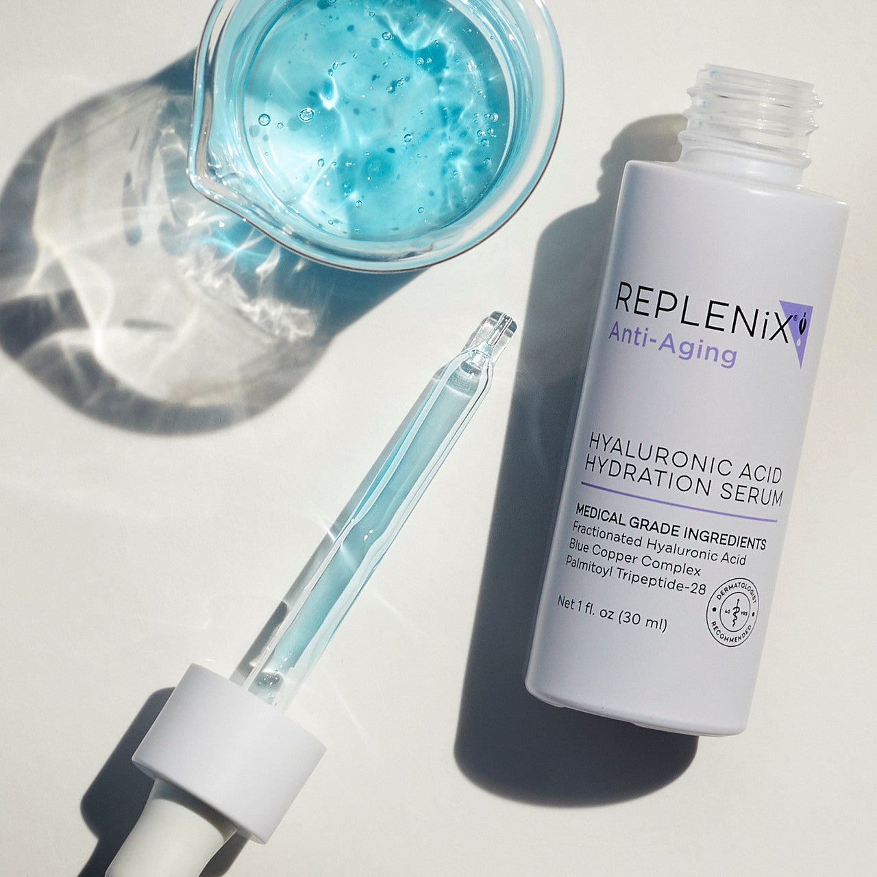 Replenix Hyaluronic Acid Hydration Serum Open