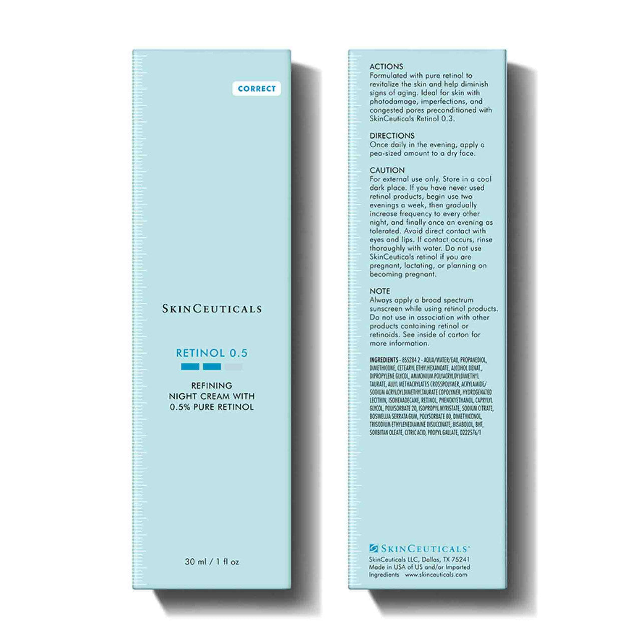 SkinCeuticals Retinol 0.5 - 1 oz - SkinElite - box