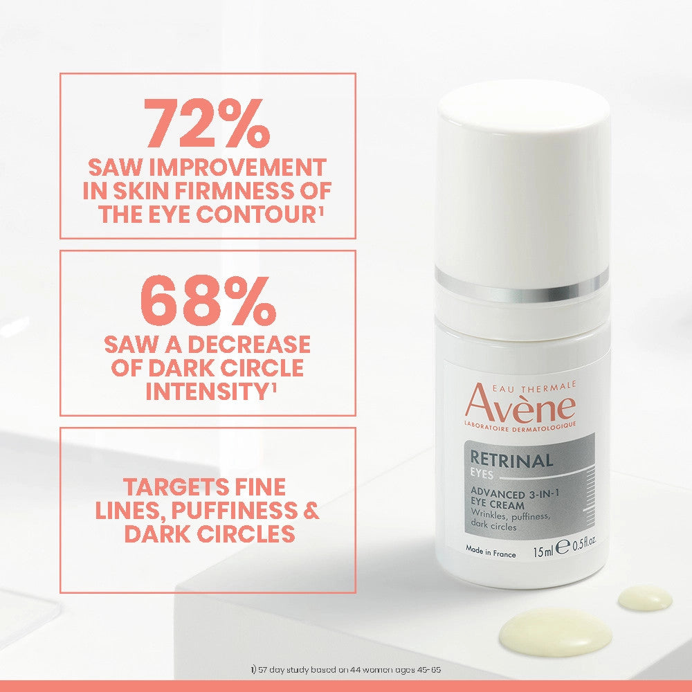 Avène Retrinal EYES Advanced 3-In-1 Eye Cream 0.5 fl oz - Skin Elite - customer surveys