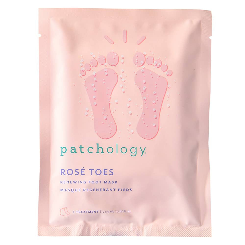 Patchology Rosé Toes Renewing Foot Mask - Single Use - SkinElite