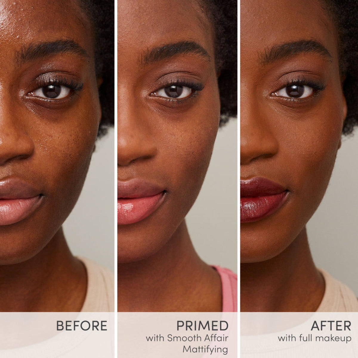 Jane Iredale Smooth Affair® Mattifying Face Primer 1.7 fl oz - SkinElite - before and after