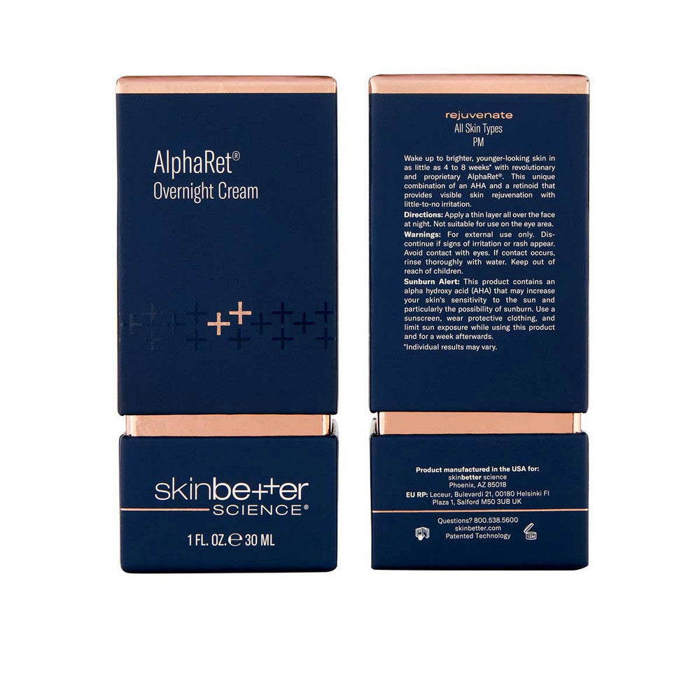SkinBetter Science AlphaRet Overnight Cream 1 fl oz - SkinElite - box