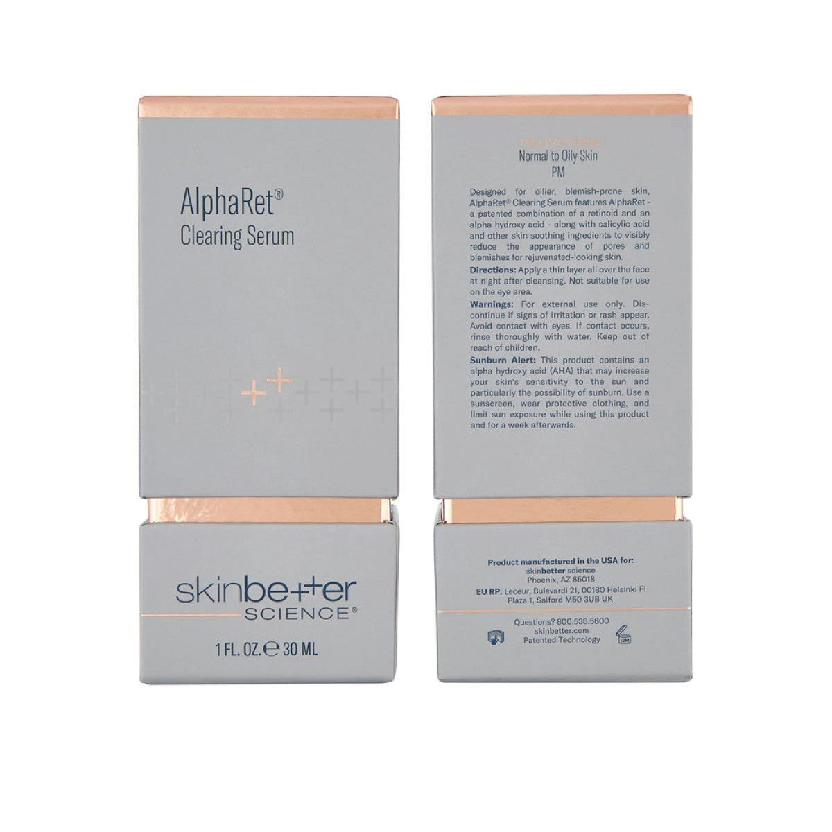 SkinBetter Science AlphaRet Clearing Serum - SkinElite - box