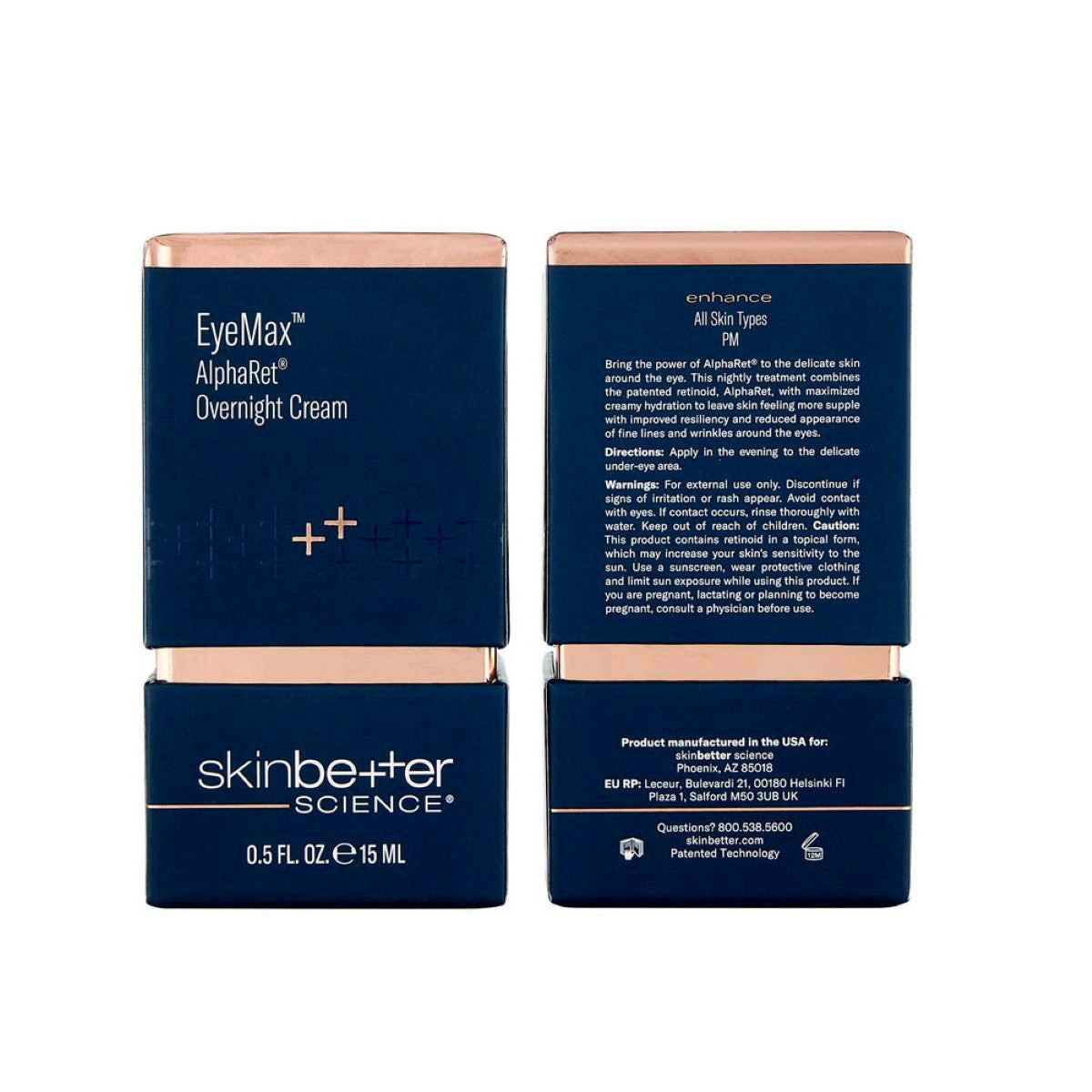 SkinBetter Science EyeMax AlphaRet Overnight Cream - SkinElite - box