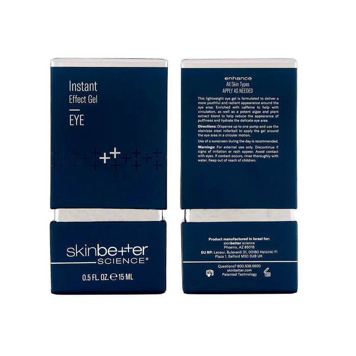 SkinBetter Science Instant Effect Gel EYE 0.5 fl oz - SkinElite - box