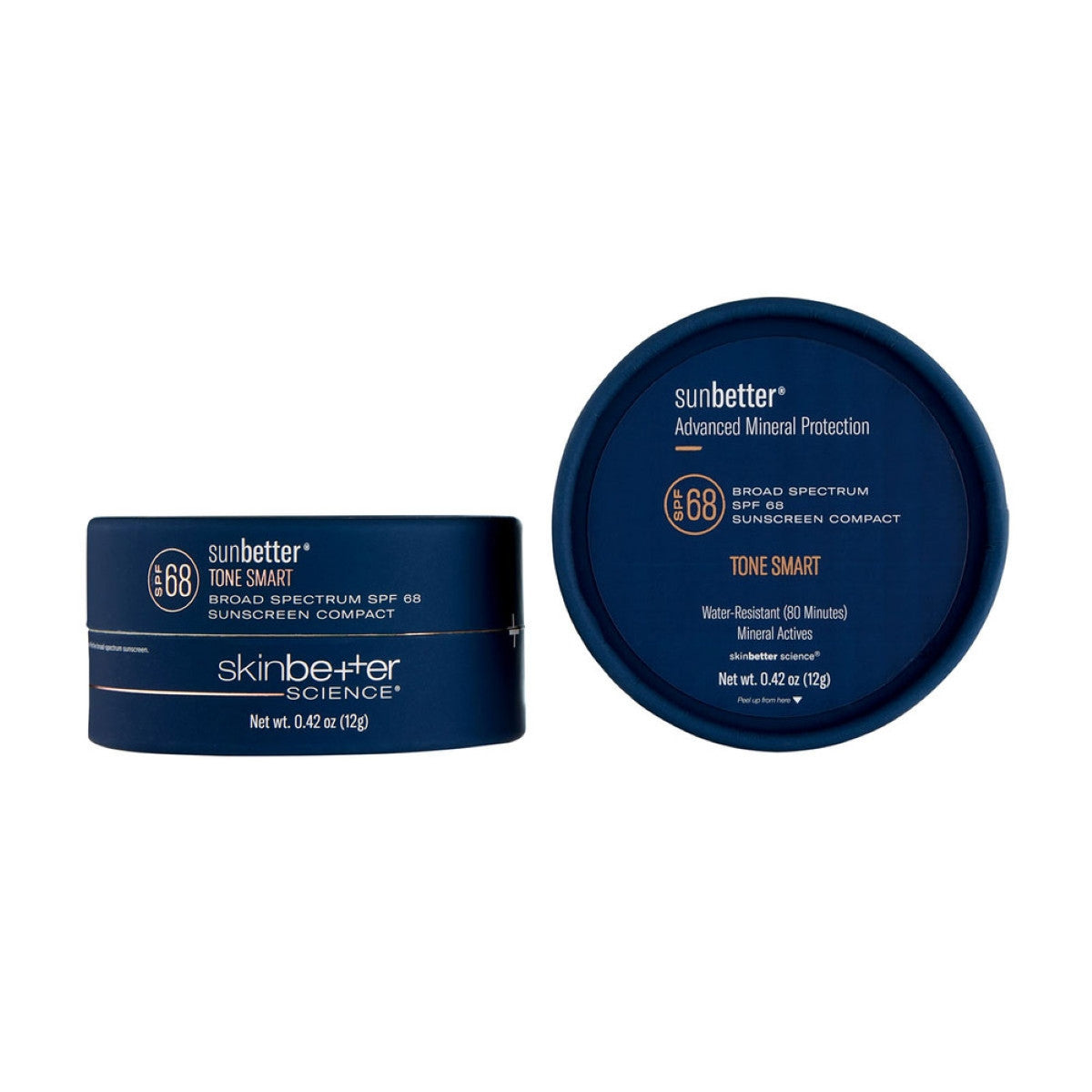 SkinBetter Science sunbetter TONE SMART SPF 68 Sunscreen Compact  0.42 oz - SkinElite - box