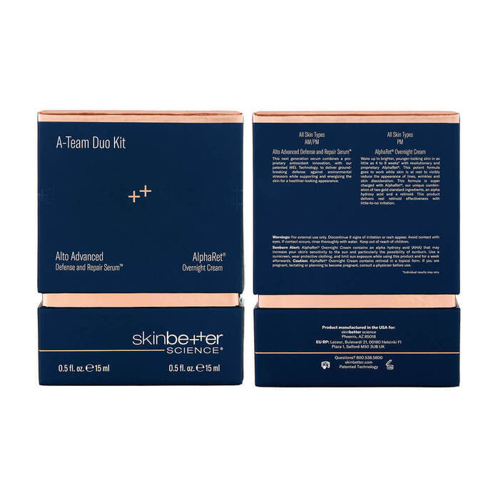 SkinBetter Science A-Team Duo Kit - SkinElite - box