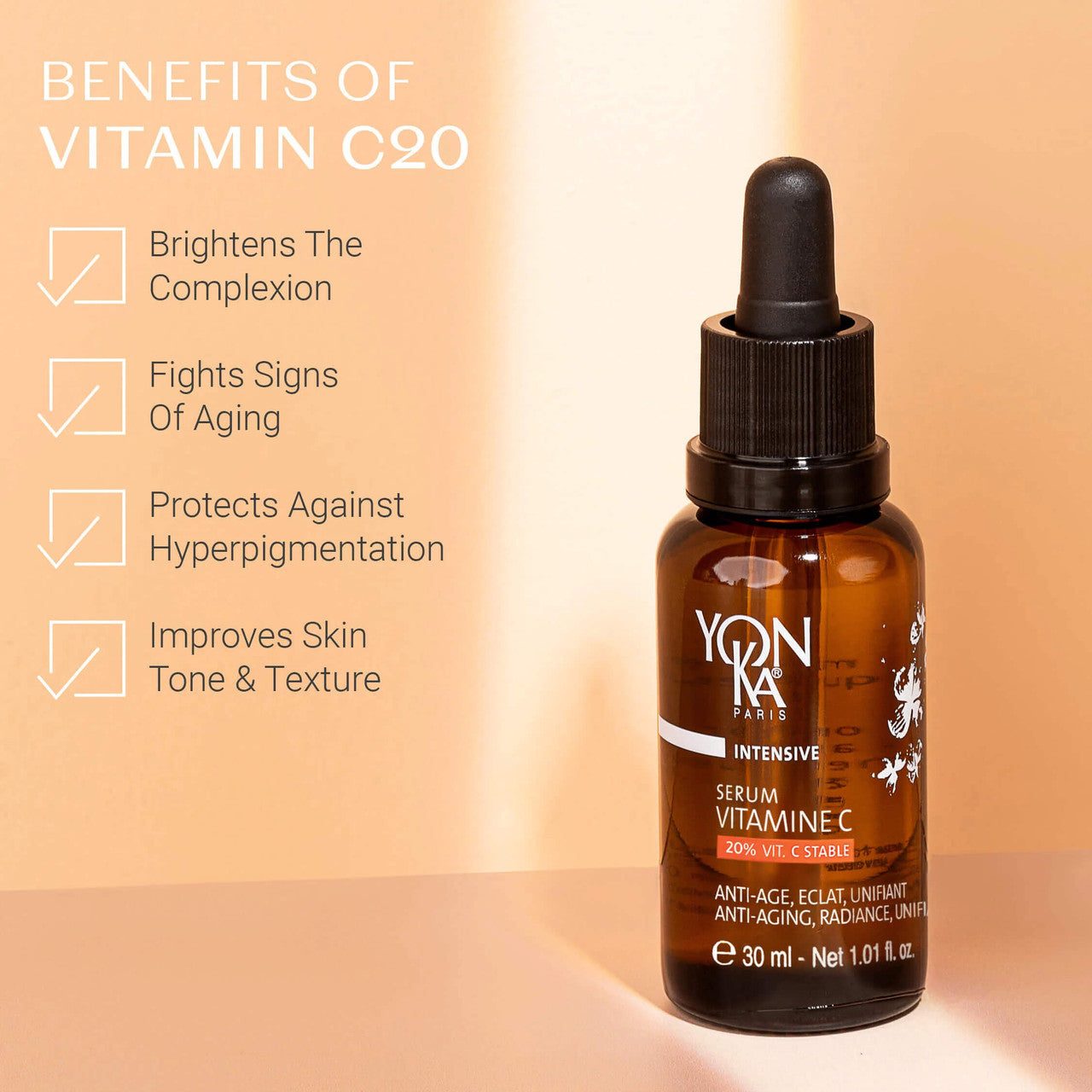 Yon-Ka Paris Serum Vitamine C - Skin Elite - benefits
