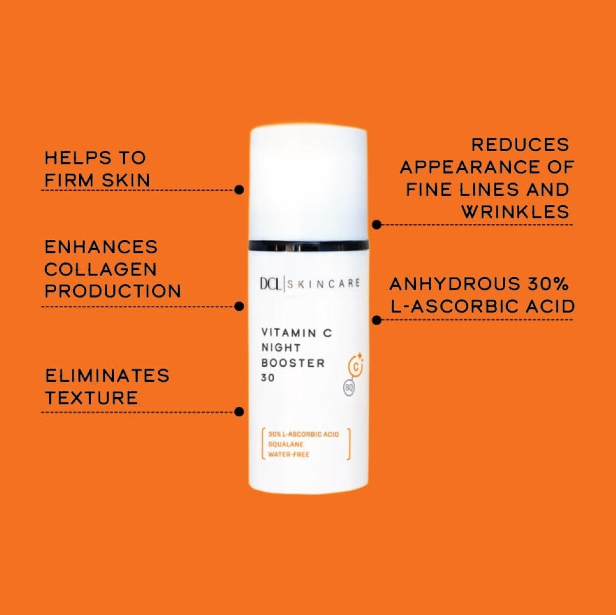 DCL Vitamin C Night Booster 30 - 1 oz - SkinElite - info