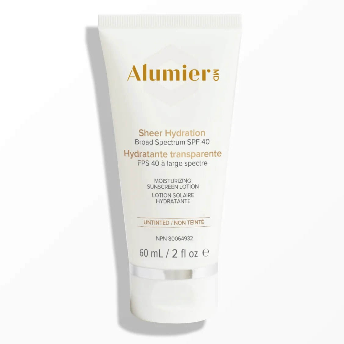 AlumierMD Sheer Hydration Broad Spectrum SPF 40 2 fl oz - Skin Elite - Untinted