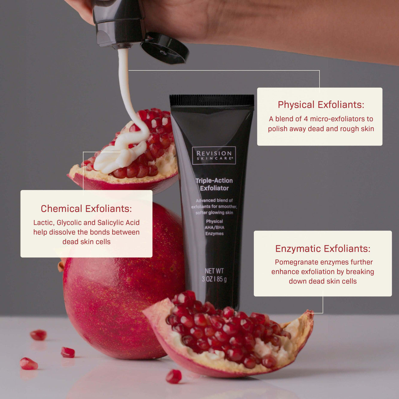 Revision Skincare Triple-Action Exfoliator 3 oz - SkinElite - exfoliants
