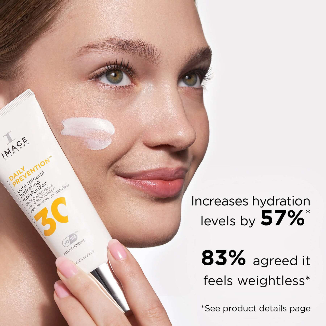 IMAGE DAILY PREVENTION pure mineral hydrating moisturizer SPF 30 - 2.6 fl oz - SkinElite - studies
