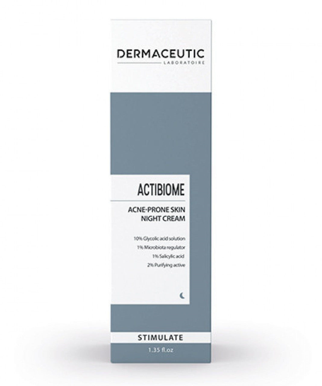 Dermaceutic Actibiome Acne-Prone Skin Night Cream 1.35 fl oz box