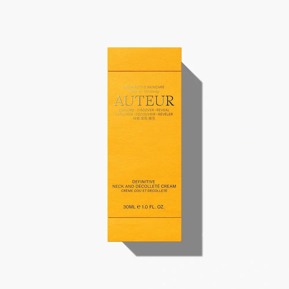 Auteur Definitive Neck and Décolleté Cream 1 fl oz box
