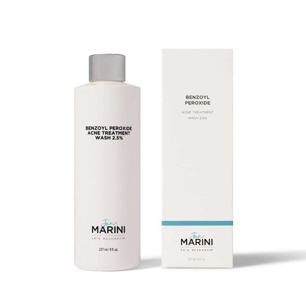 Jan Marini Benzoyl Peroxide 2.5% Wash 8 fl oz - SkinElite - with box