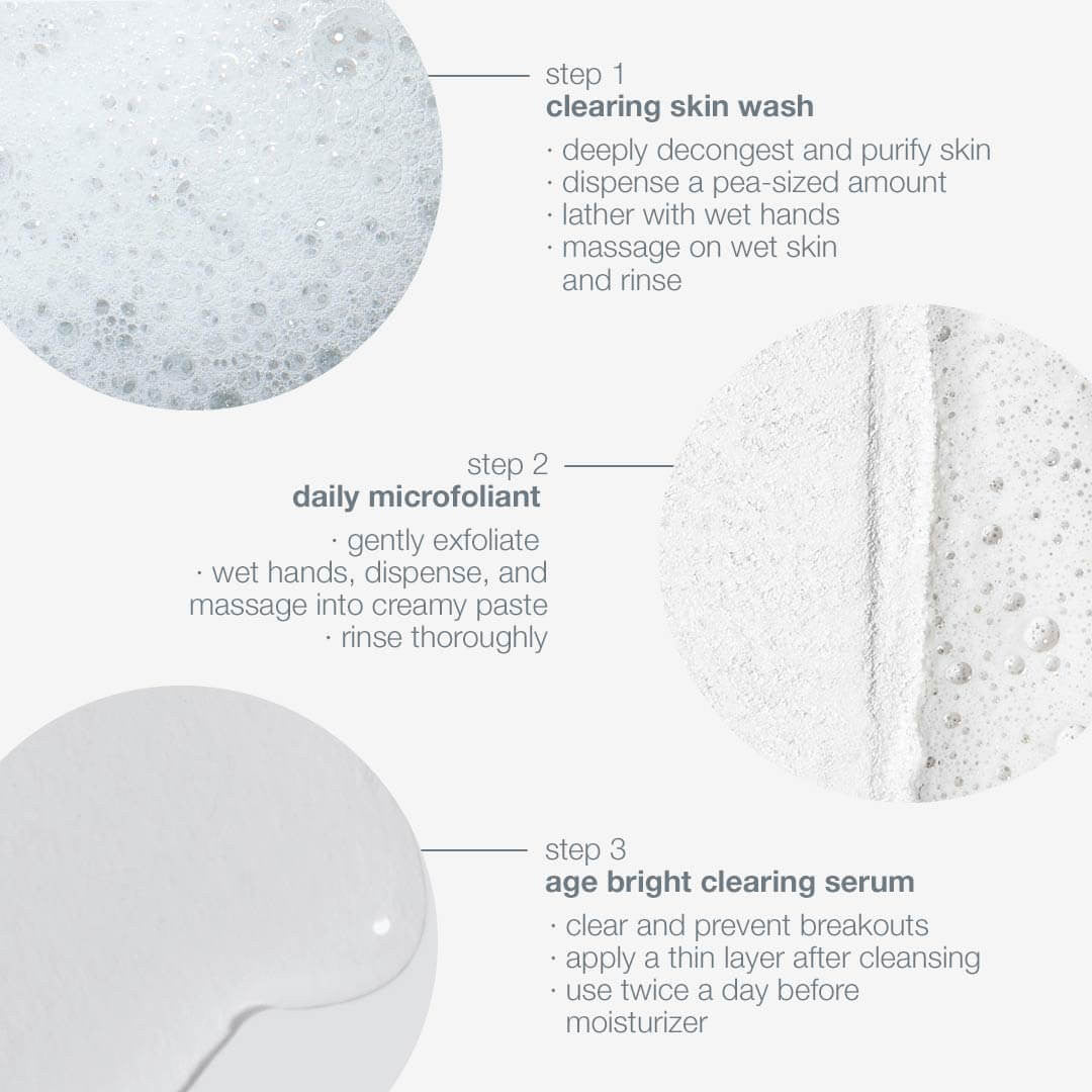 Dermalogica Clear and Brighten Kit - set of 3 - SkinElite - formulations