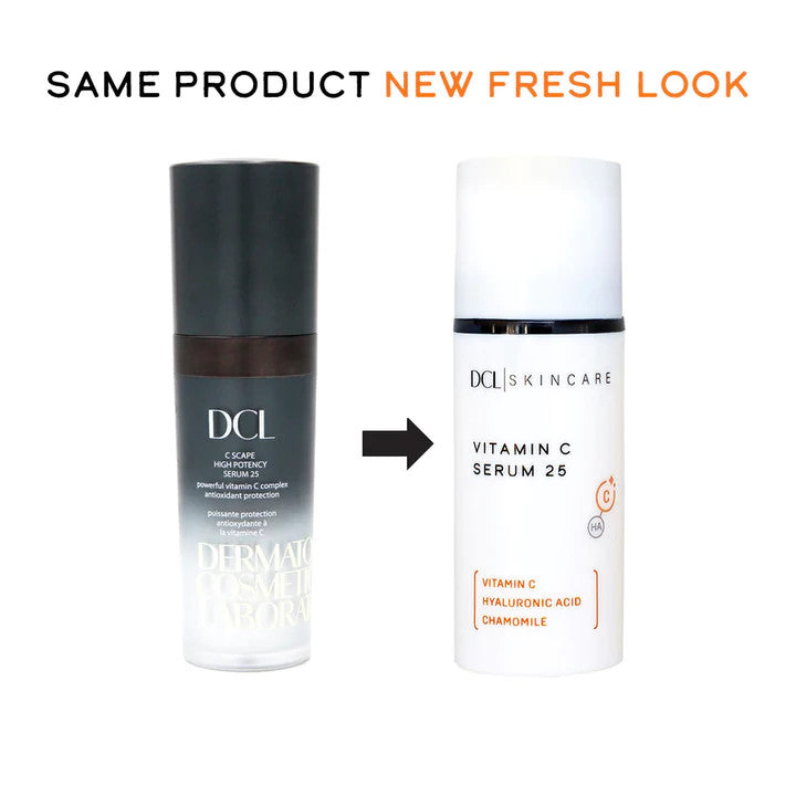 DCL  Vitamin C Serum 25 - 1 oz - SkinElite - old packaging