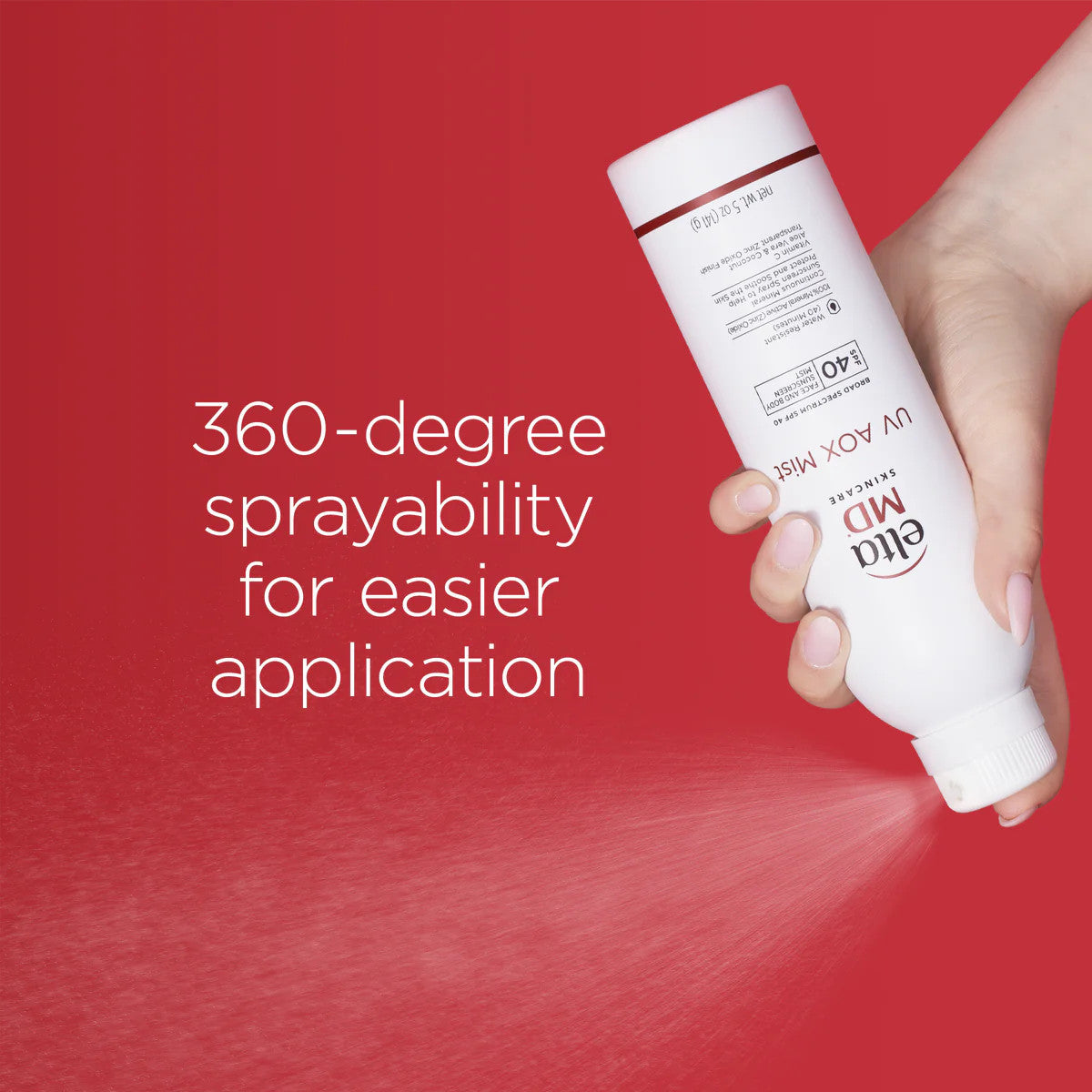 EltaMD UV AOX Mist Sunscreen Broad-Spectrum SPF 40 - 5 fl oz - 360 spray