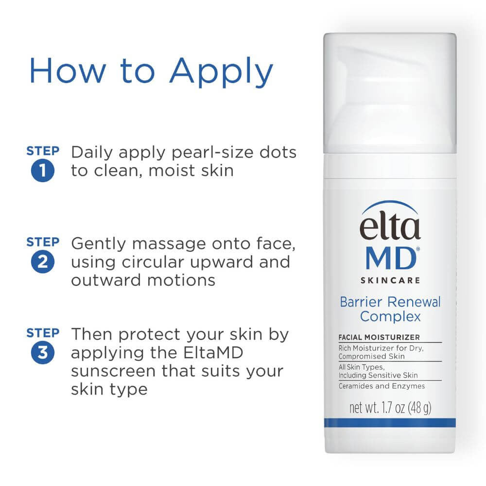 EltaMD Barrier Renewal Complex 1.7 oz - Skin Elite - how to apply