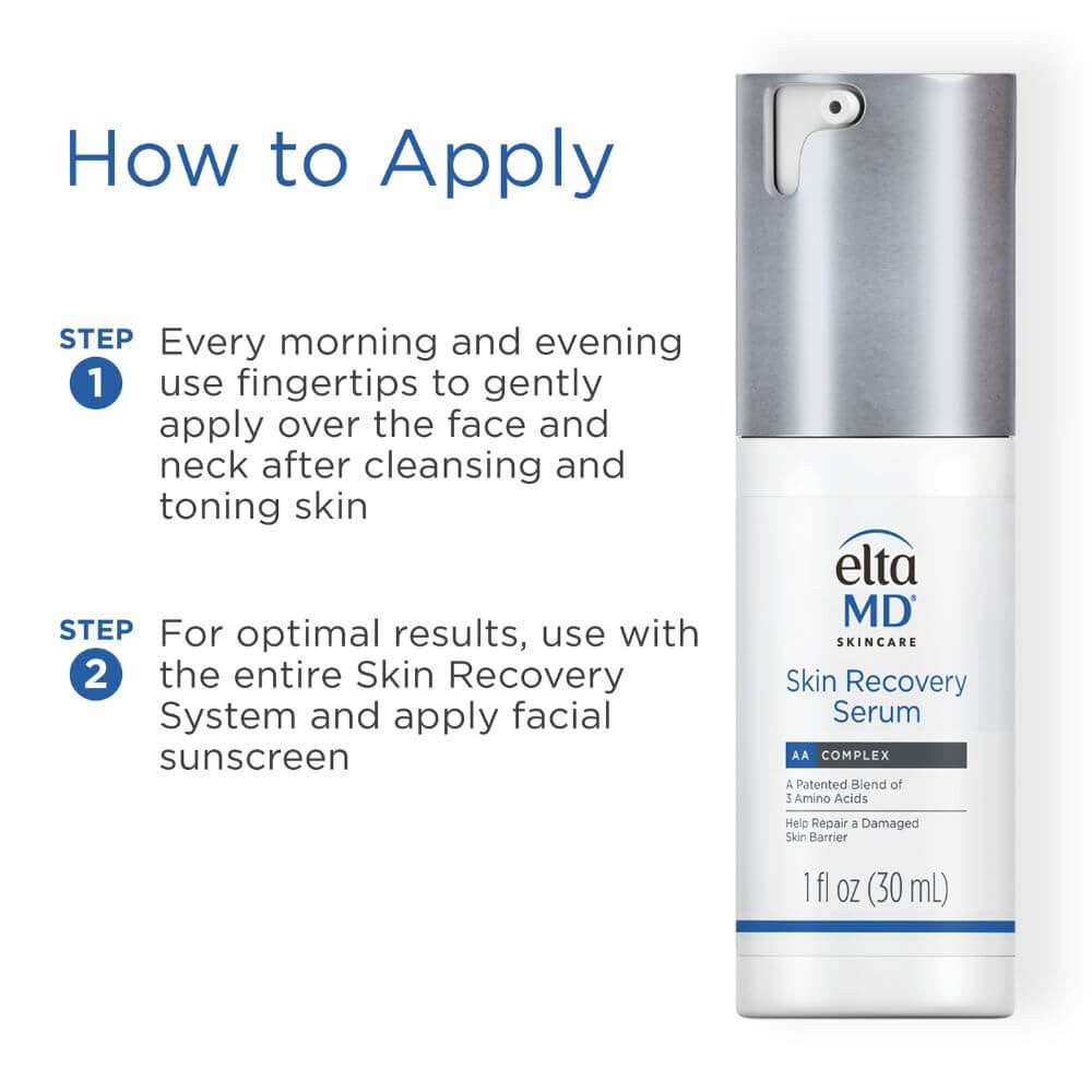 EltaMD Skin Recovery Serum 1 fl oz - Skin Elite - how to apply