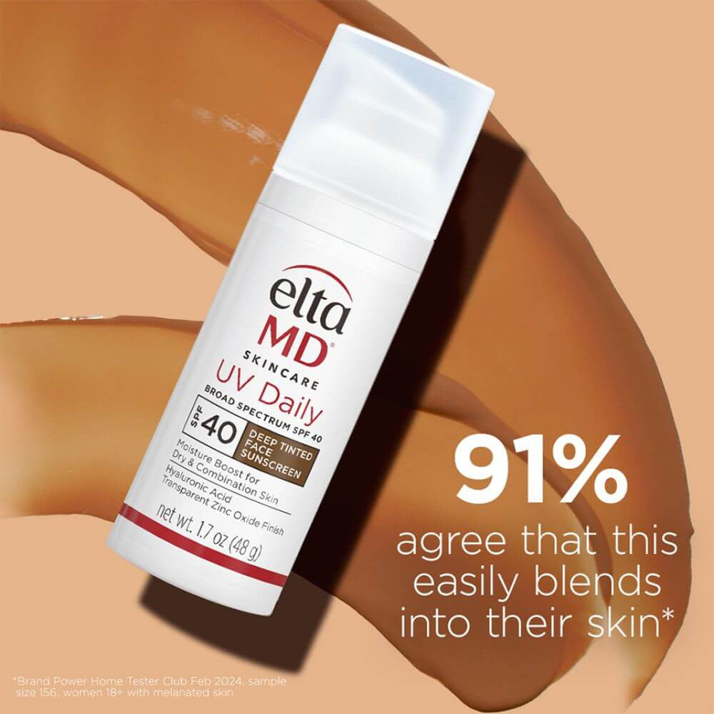 EltaMD UV Daily Deep Tinted Broad-Spectrum SPF 40 1.7 fl oz - SkinElite - easy to blend