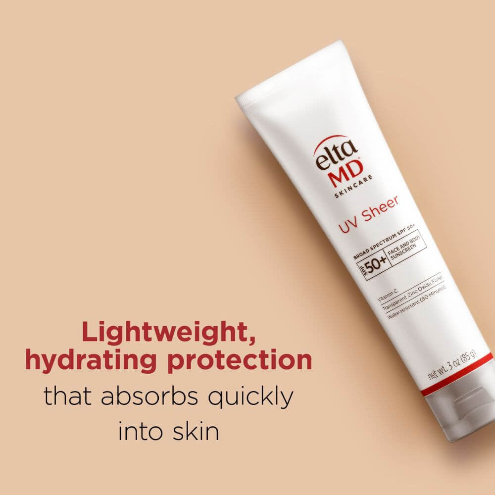 EltaMD UV Sheer Sunscreen Broad Spectrum SPF 50+ 1.7 fl oz - Skin Elite - description