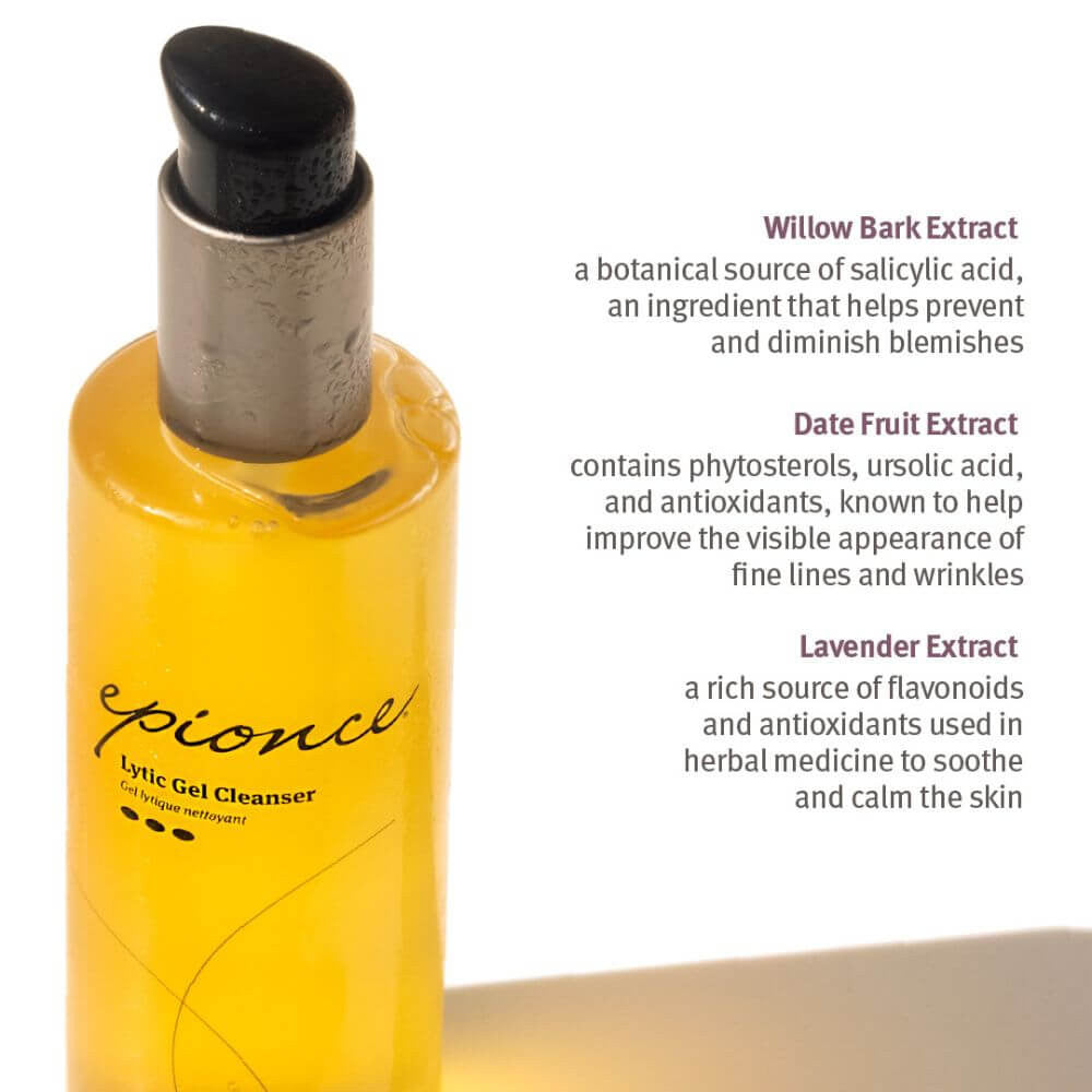 Epionce Lytic Gel Cleanser ingredients- SkinElite